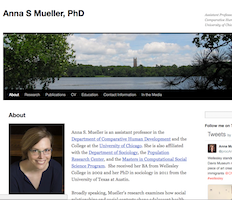 Website of Dr. Anna Mueller